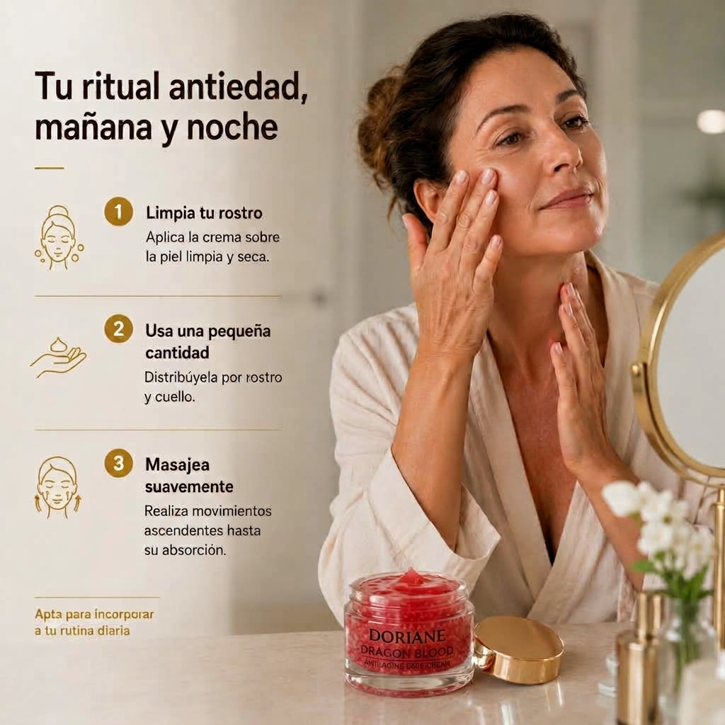 Crema Reafirmante Doriane — Efecto Lifting y Piel Luminosa